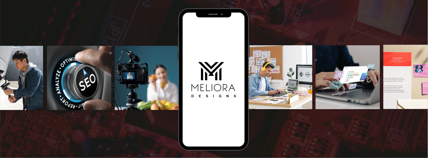 Meliora Designs digital services collage
